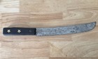 Vintage Foster Gold Star Nickle Steel 16 25    Overall 10 25    Blade Butcher Knife