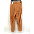 Nike Dri-fit Golf Pants Women Small Tall Orange Solid Standard Fit Modern New