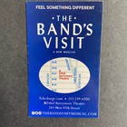 The Band s Visit Promo Ad Flyer Handbill Pocket Nyc Ny New York City Broadway 