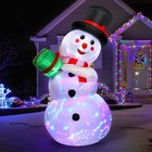 Christmas Inflatables  6ft Christmas Blow Up Snowman  Outdoor Inflatable 