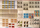 Lot Of 60 Vintage 70s-80s Us Mint Plate Blocks 240 Stamps Mnh Unused Old Hoard
