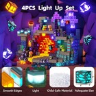 Gobidex 100pcs Magnetic Building Blocks Playset With Light-up Blocks  Stem Se   