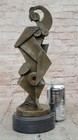 Pure Bronze Collector Edition Abstract Modern Art Sculpture  Signed Figurine