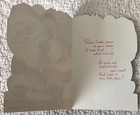 Unused Christmas Santa Pink Suit Toys Vintage Greeting Card 1950s 1960s Read