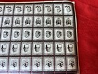Rare Vintage Early 1960 s Monsters Sheet Of 50 Stamps Dracula frankenstein devil