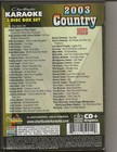 Karaoke Chartbuster 2003 Country Hits 3 Disc Box Set Cdg Disc 50 Songs Vol 5001r