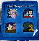 2015 Sealed New  Booster Disney Pin Set Figment Epcot Mickey Tower Terror Pluto