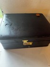 Vintage Portable Travel Bar Set Liquor Leather Locking Case - Sergio Valente