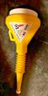 Yellow Funnel 420 14 5 In In Length  6 Inch Top  0 8 Inch End Usa Clean Funnel