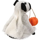Black Lab Halloween Ghost Felt Ornament