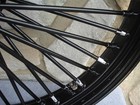 21 X 3 5 Black 48 Fat King Spoke Front Wheel Harley Touring Bagger 2000-07