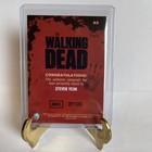Walking Dead Season 1 Autograph Card  a6  Steven Yuen As Glenn