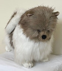 Melissa   Doug 19    Life-like Pomeranian Dog 4860 Plush Stuffed Animal Toy Euc
