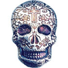 2 Oz Monarch Silver Day Of The Dead Cross Skull  new 