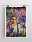 Madonna Poster Madonna 20x30in Pop Music Tribute Madonna Art Print Free Ship