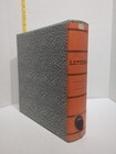 Vtg Letters Storage Box 2010 Desk Amburg File   Index Company