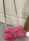 Tabby Shoulder Bag 26 Quilted Pink Cp150 Outlet New