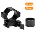 2pcs 30mm 25 4mm 1  Rings For 20mm Picatinny Rail Scope Mount Qd Quick Release