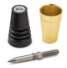 Rockler Cane walking Stick Hardware Kit     Hobby Tool 1 Inch  Gold