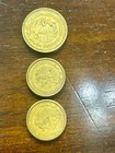 Mexico Coin Mixed Lot Of 3 Uncertified   1000 And  2   100 Coins For Collectors
