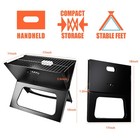 Portable Foldable Charcoal Bbq Grill     Ideal For Camping   Tailgating