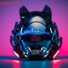 Cyberpunk Science Fiction Cosplay Led Glowing Cool Recreation Prop Helmet Mask