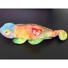 Ty Beanie Baby Iggy The Iguana 1997 Tie Dye Plush Collectible Pink Tongue Tag