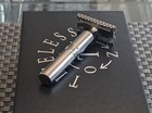 Timeless Razor Slim Open Comb In Polished Titanium  Mint  Free Shipping 