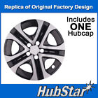 New Hubcap For Toyota Rav4 2013-2018 - Premium Replica 17-in Silver Black 61179