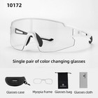 Rockbros Cycling Photochromic Sunglasses Bicycle Uv400 Glasses White Frame