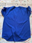 Vintage Chicago Cubs Blue Jersey Mlb Baseball Big Logo Size Xl