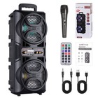 3000w Portable Bluetooth Speaker Sub Woofer Heavy Bass Sound System Party remote