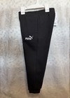 Puma Boys Black Jogger Pants Activewear Pull-on Elastic Waist Tapered Logo
