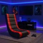 Classic Video Rocker Floor Gaming Chair  Kids And Teens  Pu Faux Leather