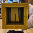 Vintage  goodies  Yellow Candy Vending Machine Metal Base
