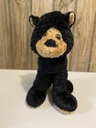 First   Main Ebony Black Bear Stuffed Plush Animal Long Legs