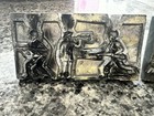 Vintage Metal Toy Casting 2 Soldiers W guns And Bugler  Lead Figures Mold