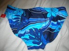 Speedo - Men s Swim Brief - 2  On The Hip - Tropical Print - Size 38 - Nwt  