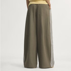 Adidas Originals Women s Check Trouser Loose Fit Pants Olive Strata