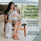 Luxury Ring Sling Baby Carrier  Soft Linen Baby Sling  Baby Wrap  Wear Your L   