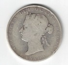 Canada 1871 Fifty Cents Half Dollar Queen Victoria Sterling Silver Coin