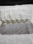 Westmoreland Paneled Grape Milk Glass Planter