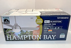 Hb Blaketon 46    Indoor outdoor Brushed Nickel Ceiling Fan W  Led Light   Remote