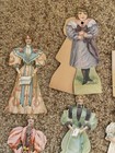 Huge Lot Antique Trade Card Paper Dolls Mclaughlins Lion Coffee Clarks Thread  
