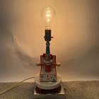 Vintage Nursery Plastics Jack In The Box Wood Lamp Children s Room Decor
