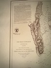 San Diego Entrance   Approaches Antique Survey Map 19in By 15in1 2 Approx