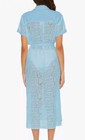 Becca Gauzy Cotton Lace Shirtdress Swim Cover-up 3a 2606