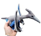 Pteranodon Soft Plush Toy  13  X 24   Blue With Grey  Soft Stuffed Animal Dinos