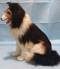 Soft   Snuggly 12    Collie Dog-handcrafted From Kidskin Fur  A Heartwarming Gift
