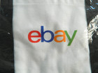 Ebay Logo Branded Tote Bag Fabric Canvas White Reusable Pocket New In Package